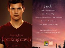 Jacob Black Character Card