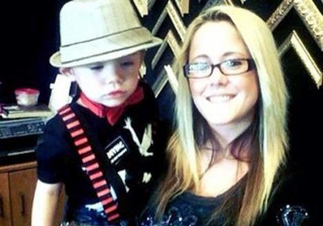 Jenelle Evans and Son