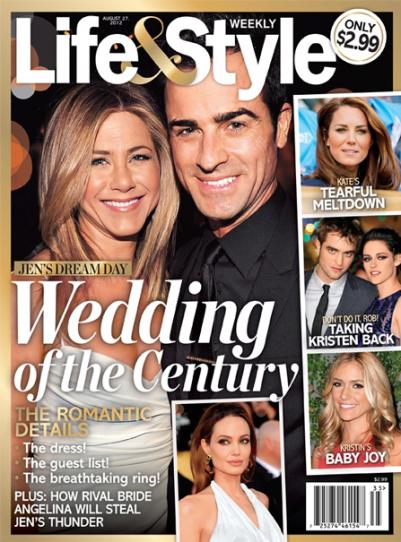 Jennifer Aniston and Justin Theroux Wedding