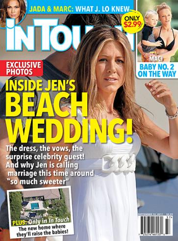 Jennifer Aniston Wedding Scoop Good to hear they're already talking about 
