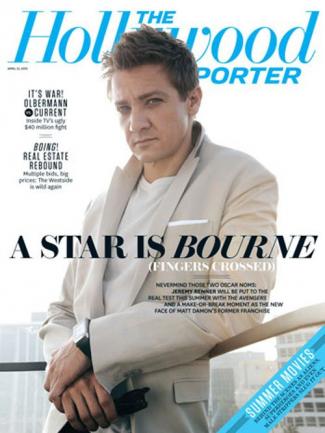 Jeremy Renner on The Hollywood Reporter