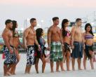 Jersey Shore Cast on the Beach
