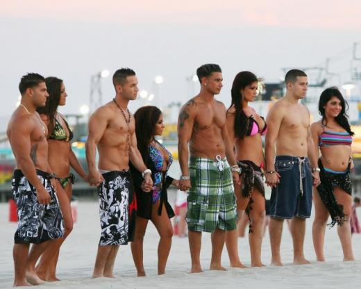 The producers of Jersey Shore think the show is not about famous rich
