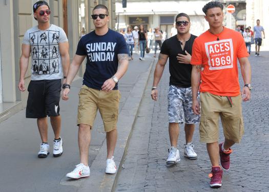 jersey shore in italy dates. The Jersey Shore guys in Italy