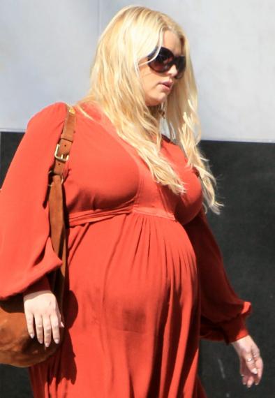Jessica Simpson Very Pregnant