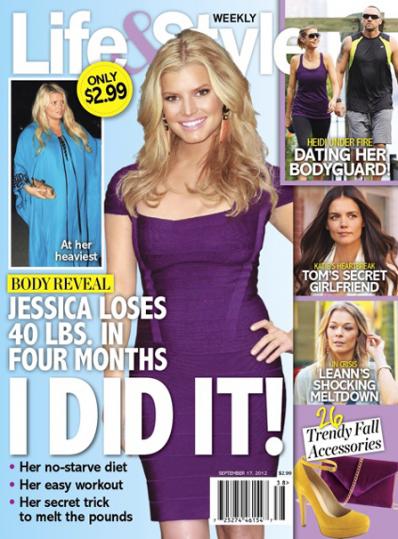 Jessica Simpson Weight Loss Cover