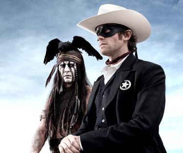 Johnny Depp and Armie Hammer in The Lone Ranger