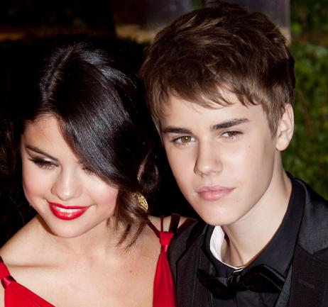 Justin Bieber and Selena Gomez on Oscar Night