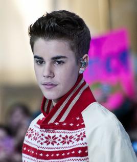 Justin Bieber at Rockefeller Plaza