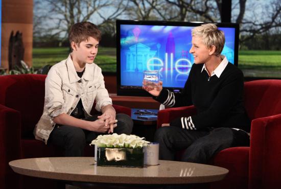 Justin Bieber on Ellen. It's a great move by the wildly popular artist.