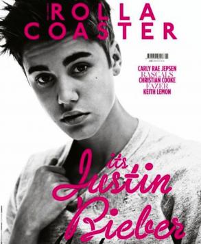 Justin Bieber on Rolla Coaster Cover