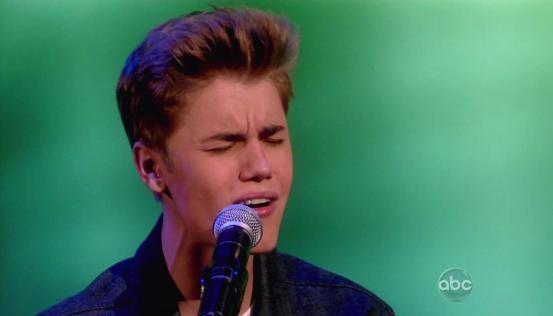 Justin Bieber Performs on The View
