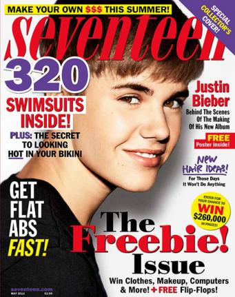Justin Bieber Seventeen Cover