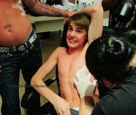 Justin Bieber Tattoo Photo