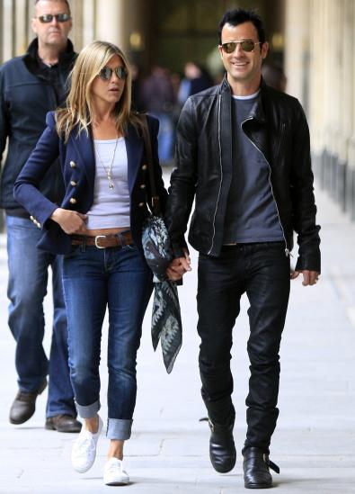 Justin Theroux and Jennifer Aniston