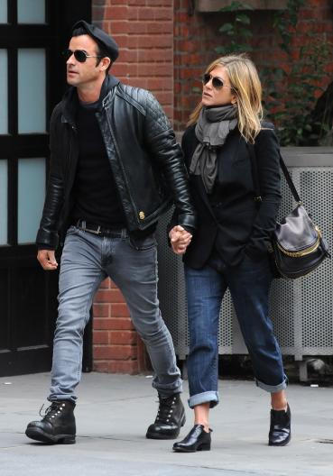 Justin Theroux With Jennifer Aniston