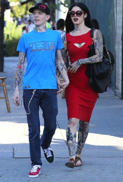 Kat Von D and Deadmau5