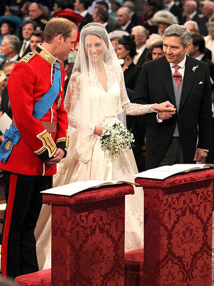 Kate and William at the Wedding