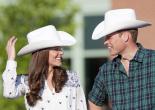 Kate and William in Cowboy Hats