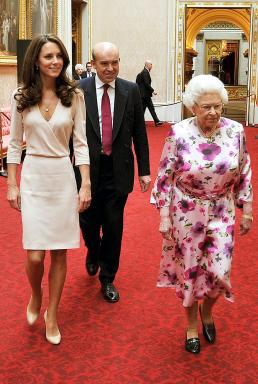 Kate Middleton and Queen Elizabeth II Photo