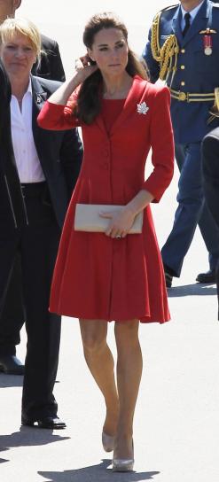Kate Middleton Red Dress 