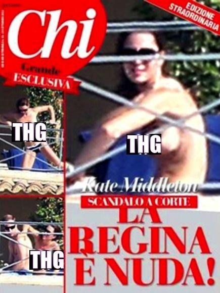 Kate Middleton Topless Cover