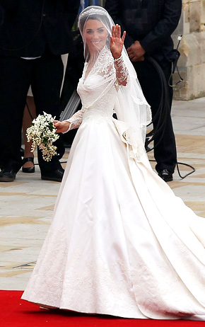 kate middleton wedding date. Kate Middleton Wedding Dress