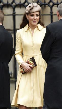 Kate Middleton, Yellow Coat Dress
