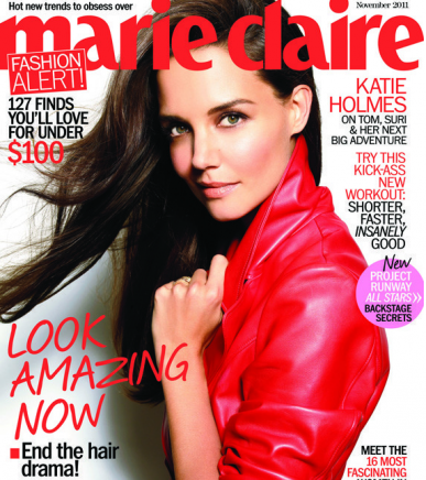 Katie Holmes Marie Claire Cover