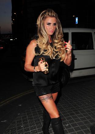 Your typical Katie Price night out at the club