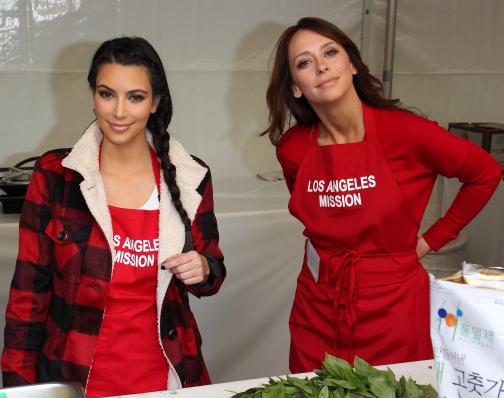 Kim Kardashian and Jennifer Love Hewitt