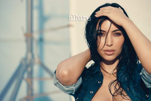 Kim Kardashian in Allure