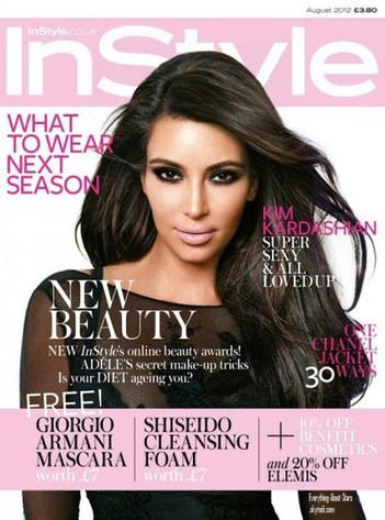 Kim Kardashian InStyle Cover