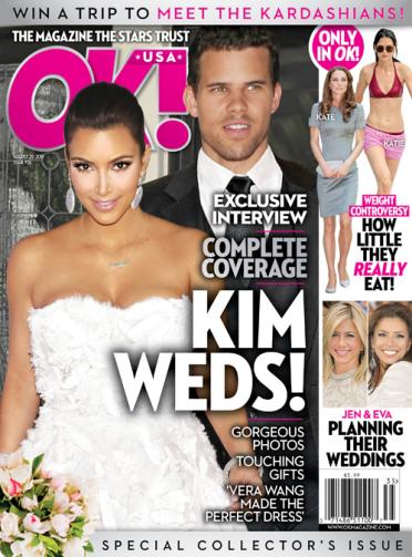 Kim Kardashian actually gets married this Saturday unless Reggie Bush 