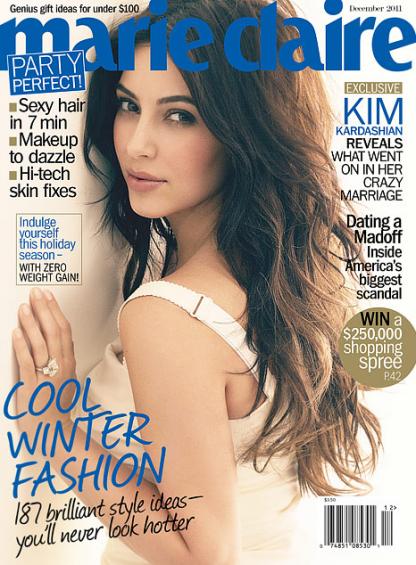 Kim Kardashian Marie Claire Cover