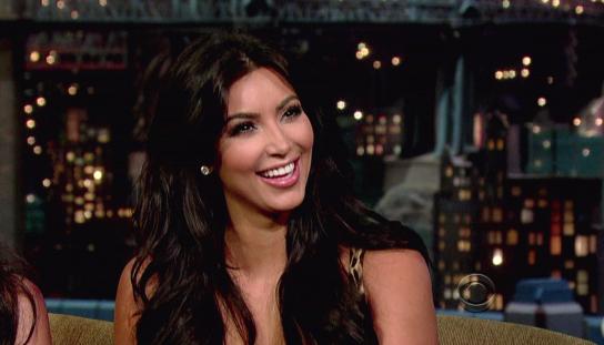 Kim Kardashian on Letterman