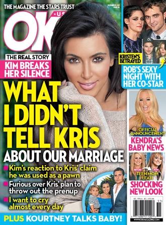 Kim Kardashian on OK! Weekly