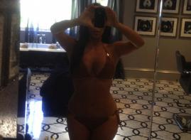 Kim Kardashian Rocks a Bikini