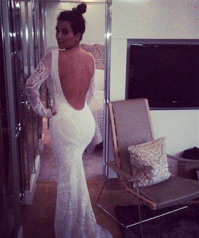 Kim Kardashian Wedding Gown?