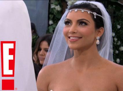 Kim Kardashian Wedding Pic A moment Kim and Kris will never forget 