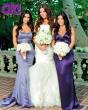 Kourtney, Khloe, Kim Kardashian Wedding Pic
