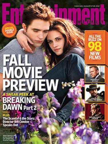 Kristen Stewart and Robert Pattinson EW Cover