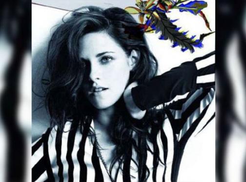 Kristen Stewart Balenciaga Poster