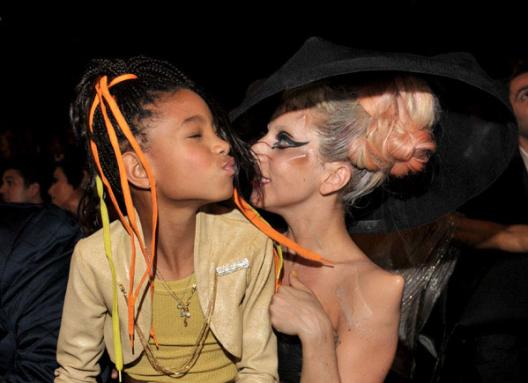Lady Gaga and Willow Smith
