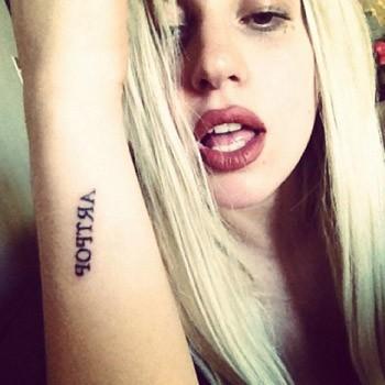 Lady Gaga ArtPop Tattoo