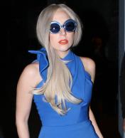 Lady Gaga, Blue Pantsuit