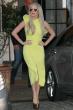Lady Gaga in a Yellow Dress