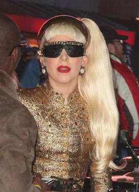 Lady Gaga in Times Square