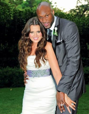 Lamar Odom and Khloe Kardashian Wedding Picture