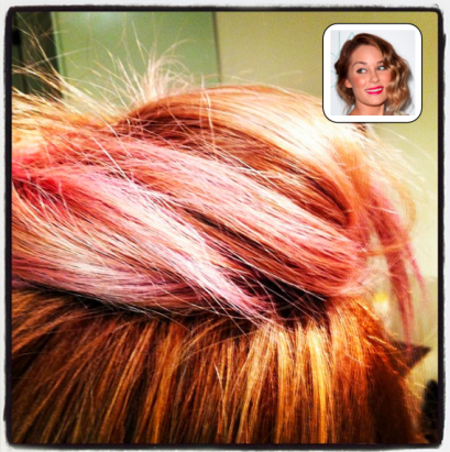 Lauren Conrad Pink Hair